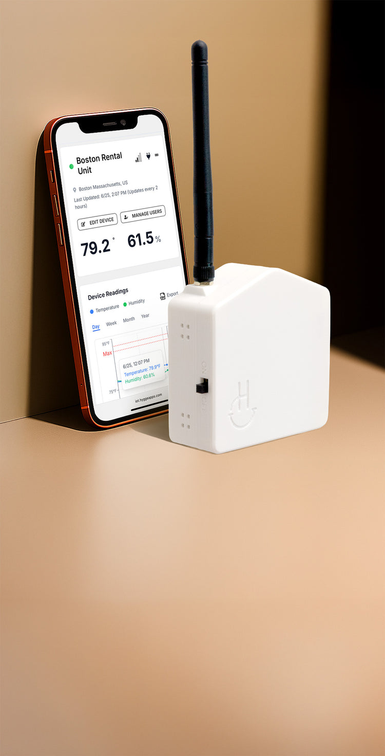 Hygge Monitor with mobile app
